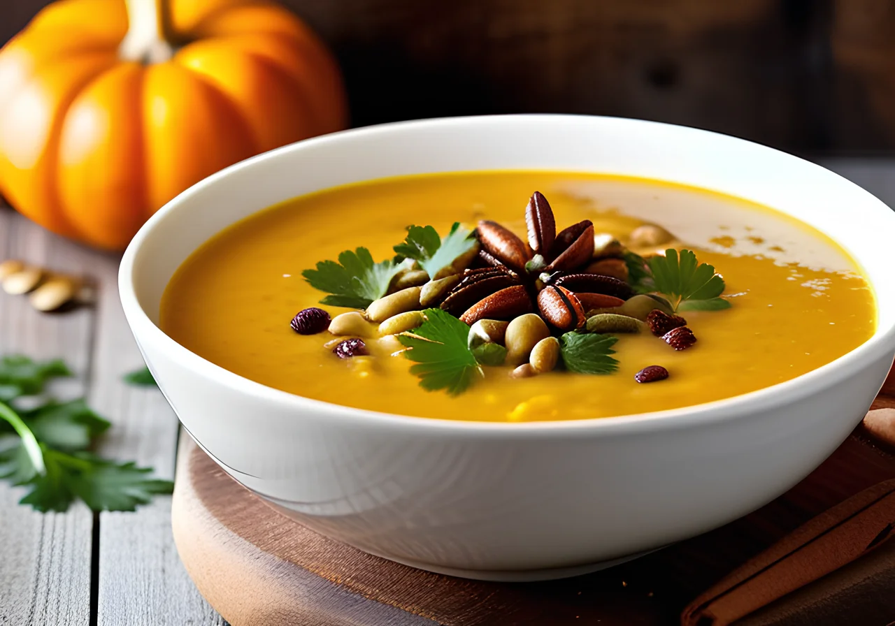 Pumpkin Lentil Soup