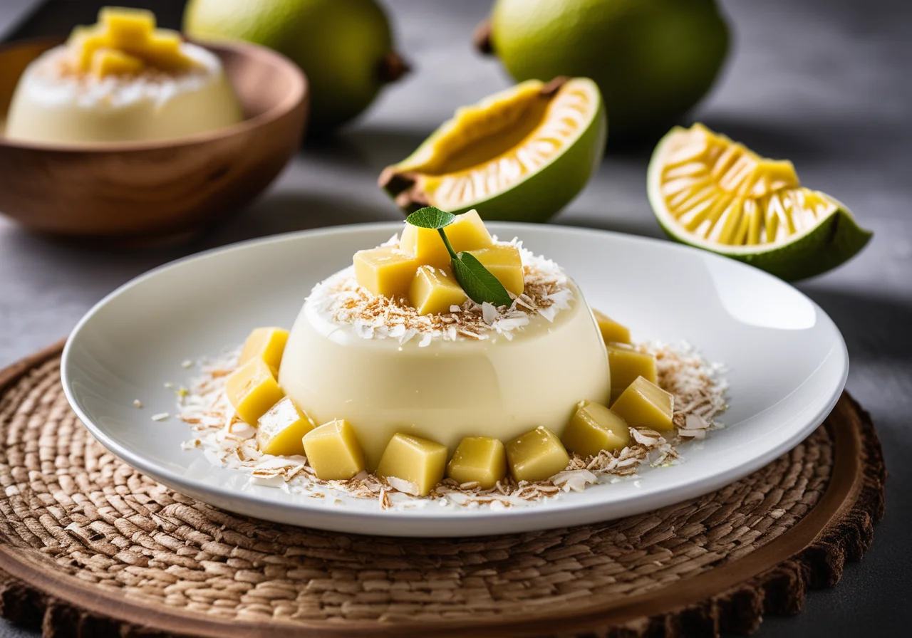 Sago Cream with Jackfruit