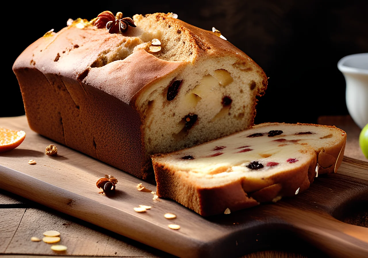 Sweet Spelt Apple Bread