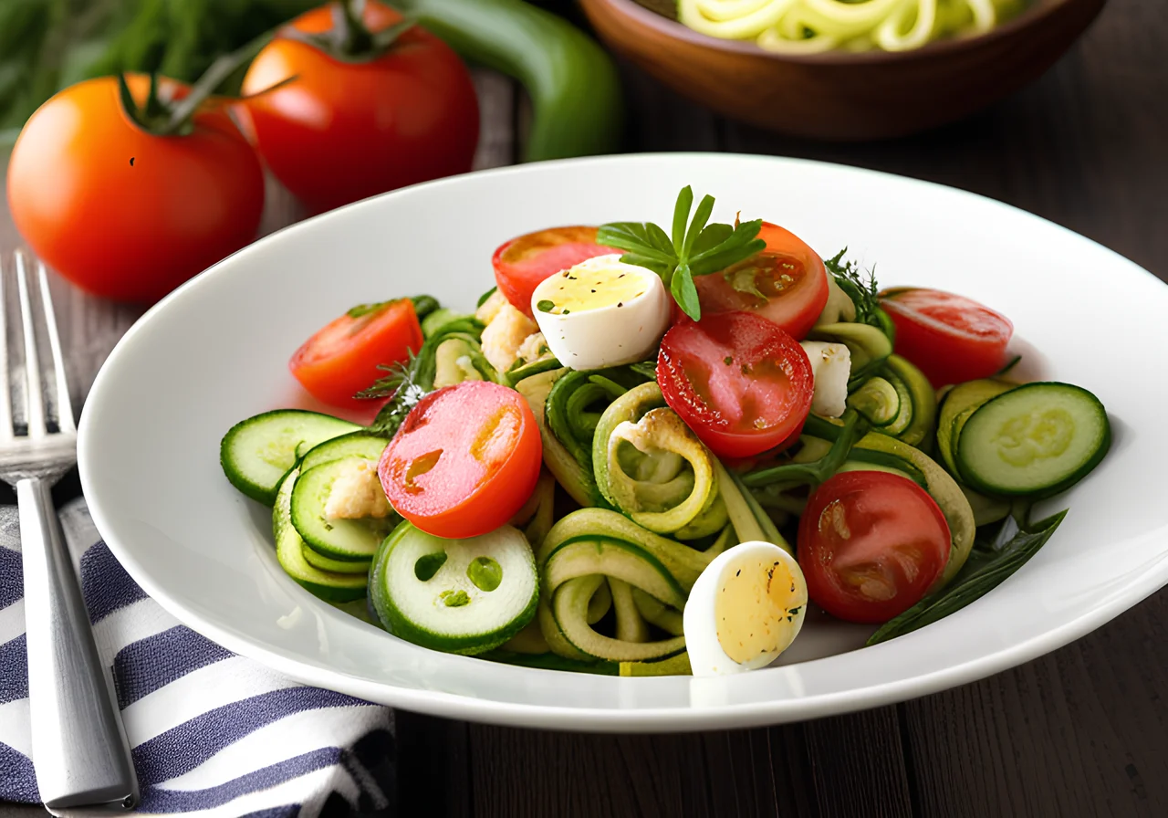 Summer Zoodle Salad