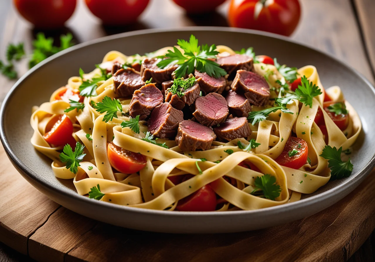 Pasta with Vegetable Poultry Liver Ragout