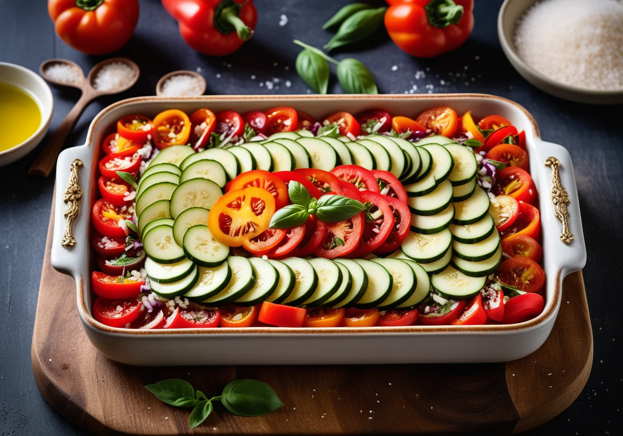 Terrine with Tomatoes, Eggplant and Zucchini