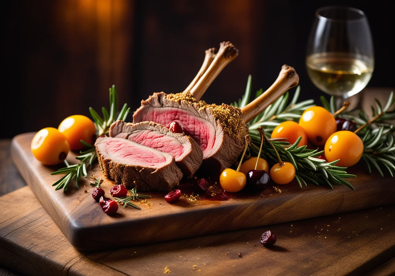 Lamb Rack with Herb Crust