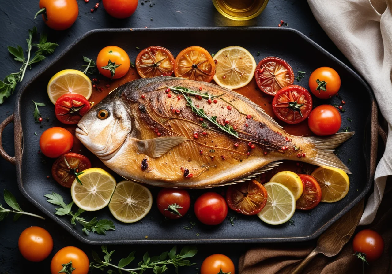Golden Sea Bream in the Tagine
