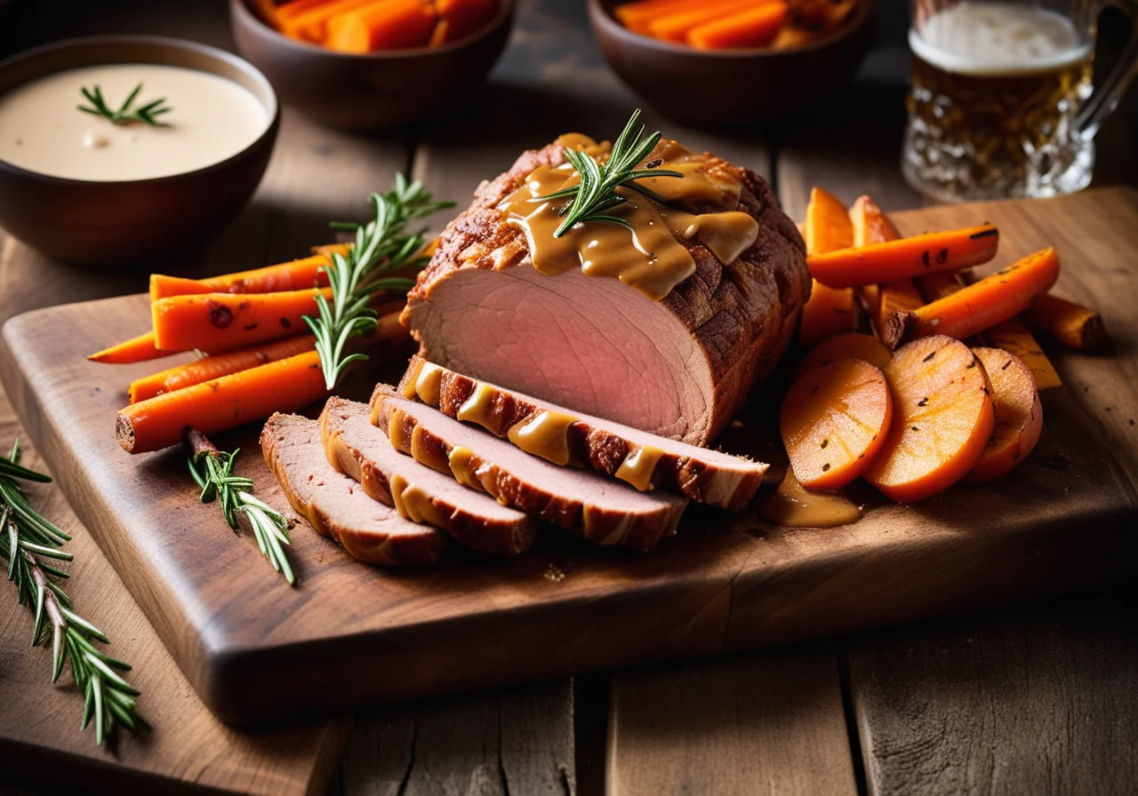 Bavarian Pork Roast with Sauce