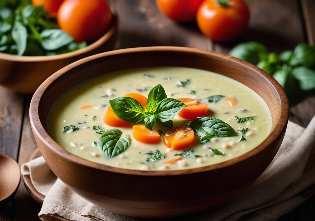 Savoy Cabbage and White Bean Soup with Carrots