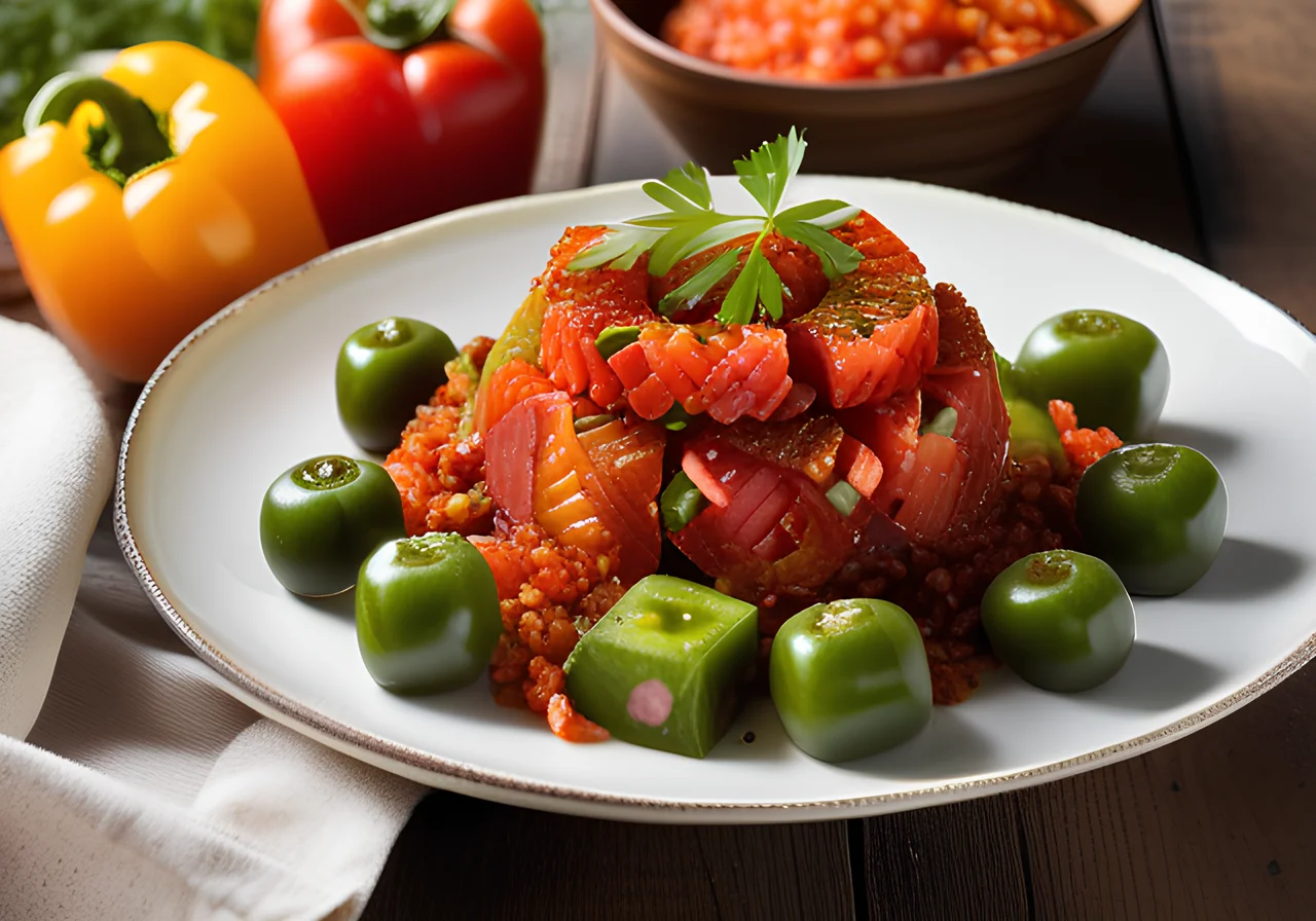 Red Bulgur Salad