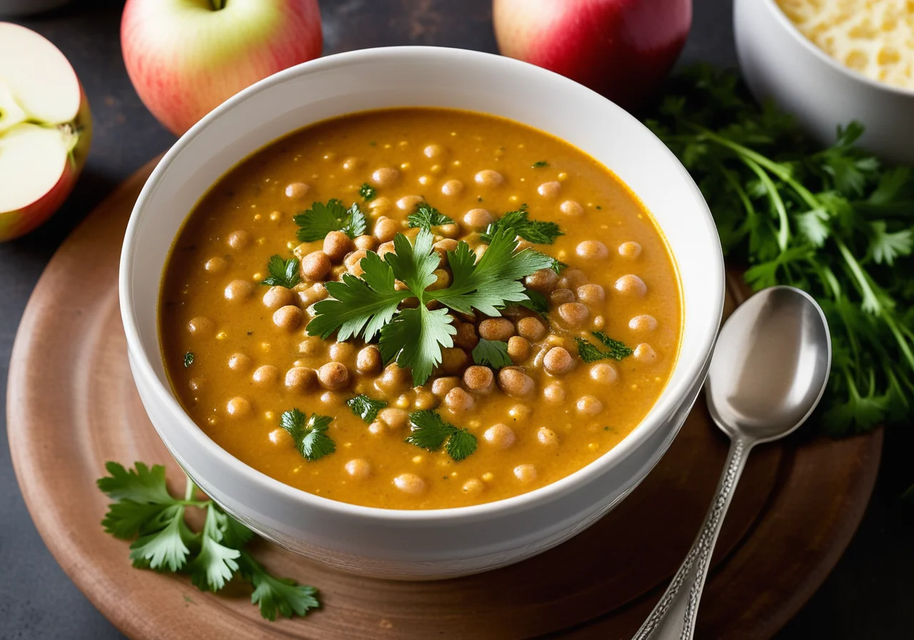 Fruitful Curry Lentil Soup