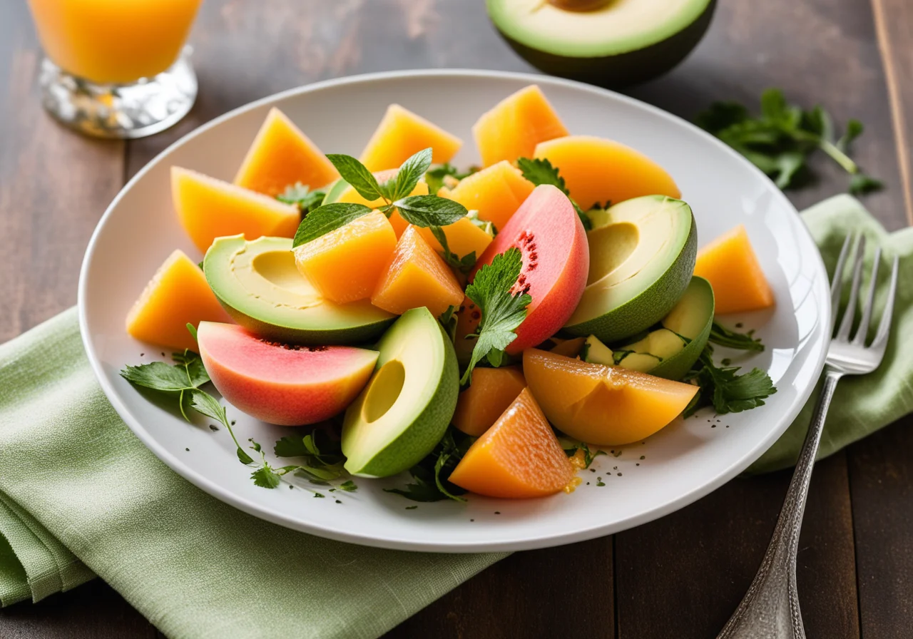 Melon-Avocado Salad