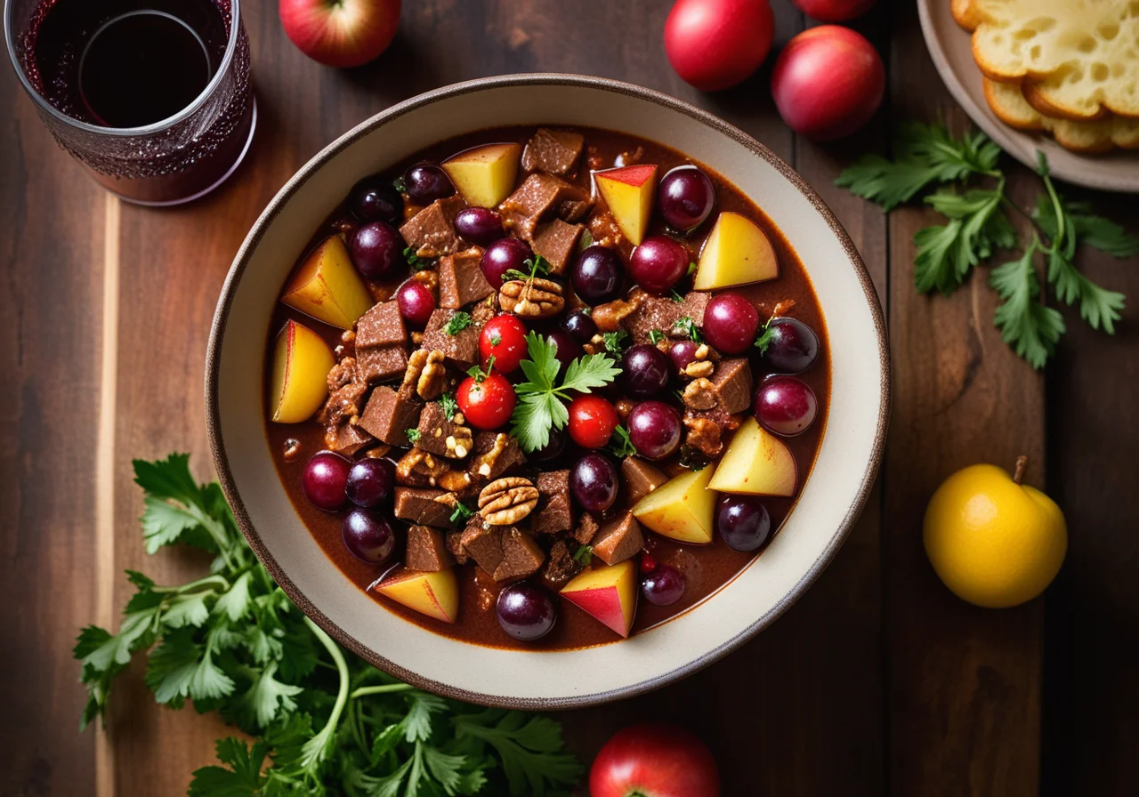 Reindeer Goulash with Christmas Spices