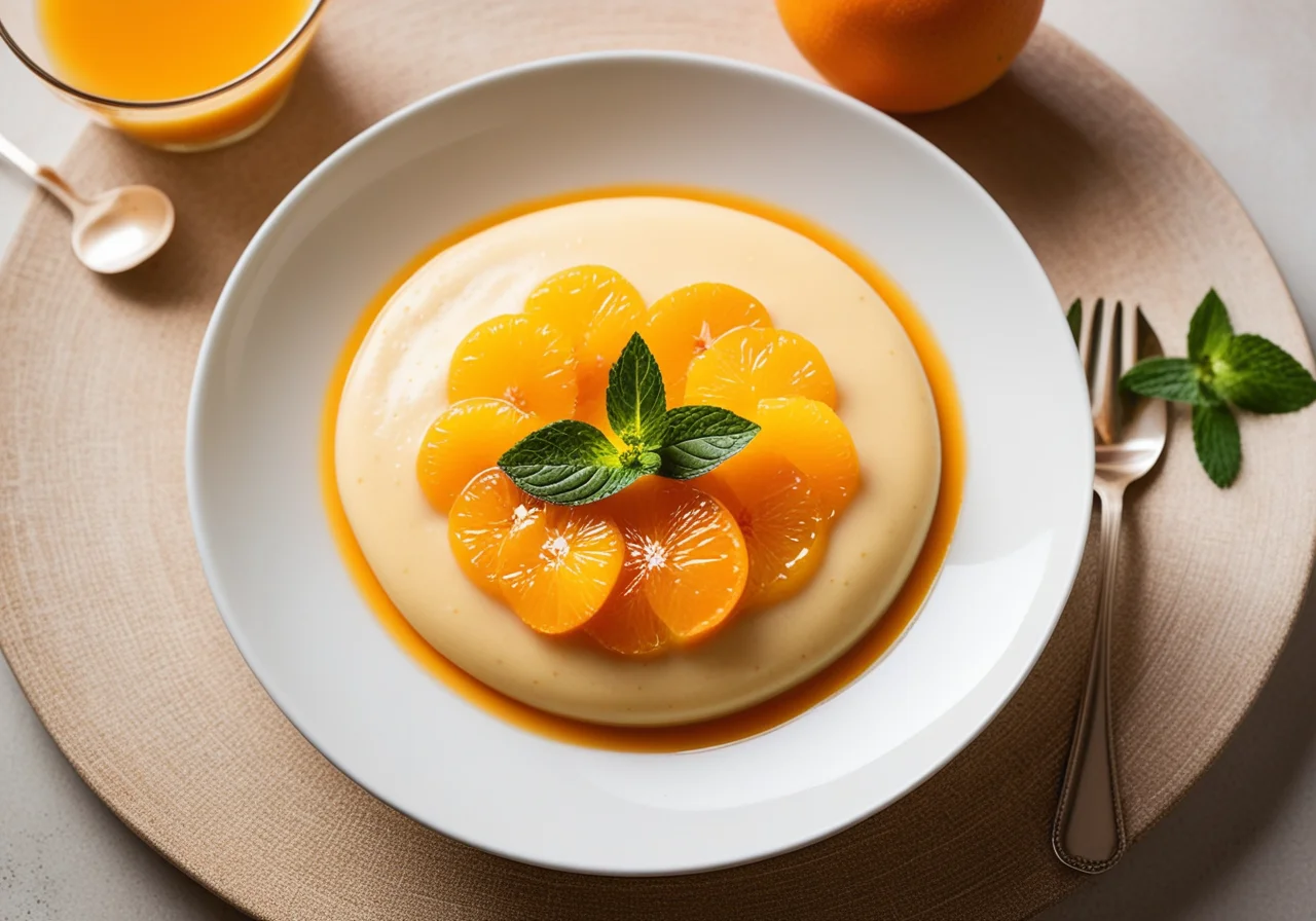 Millet Pudding with Fruit Sauce