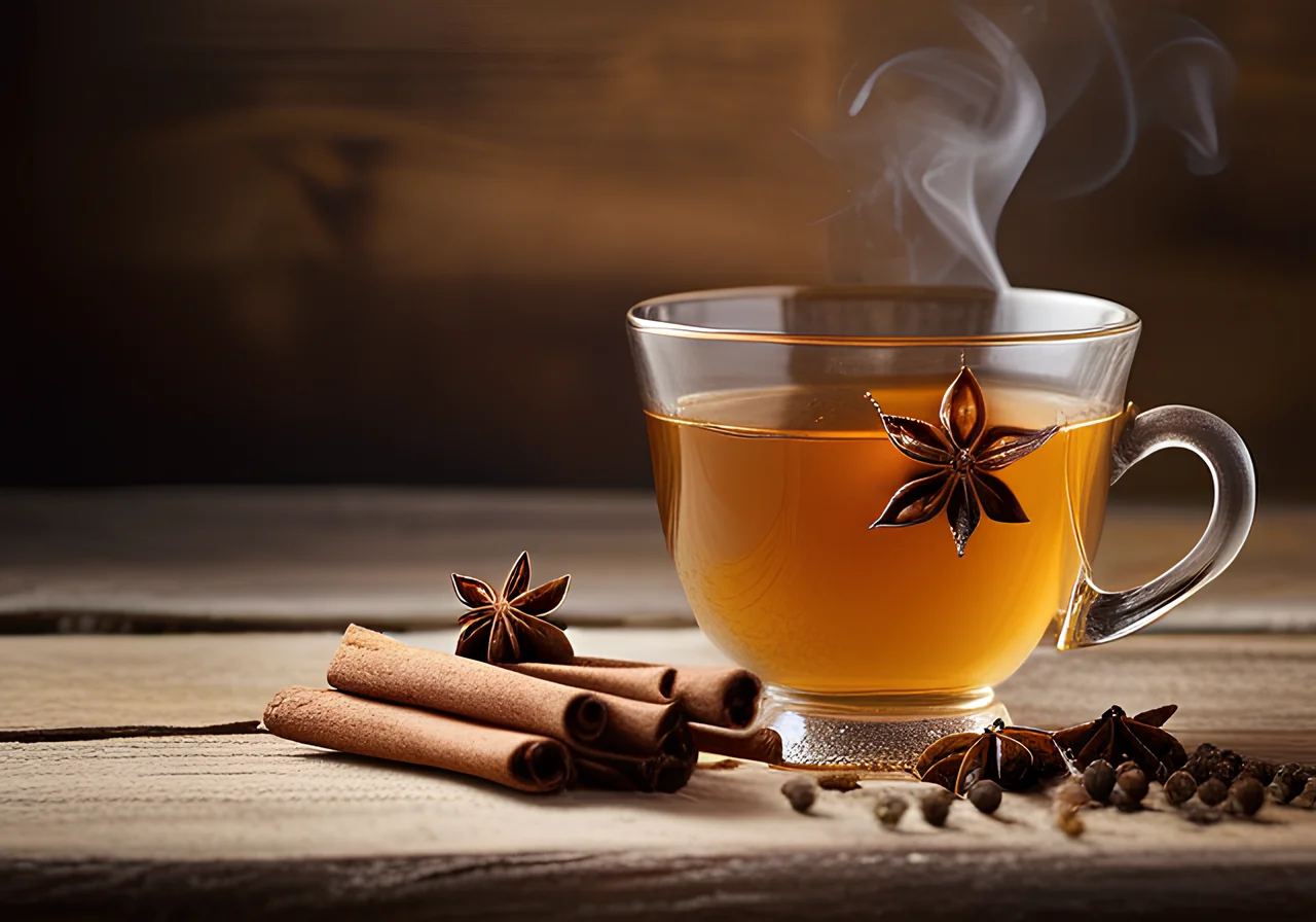Tea with Cinnamon and Star Anise