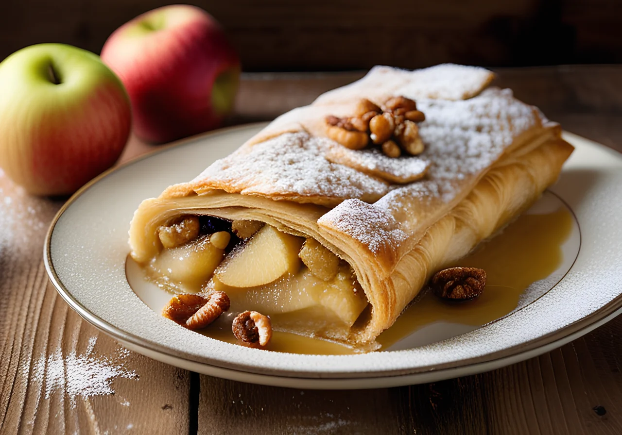 Italian-Style Apple Strudel