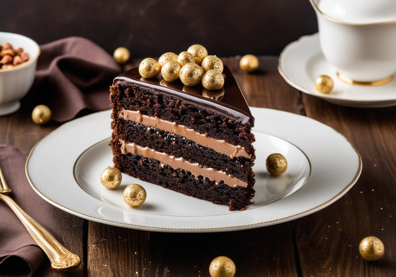 Chocolate-Nut Cake
