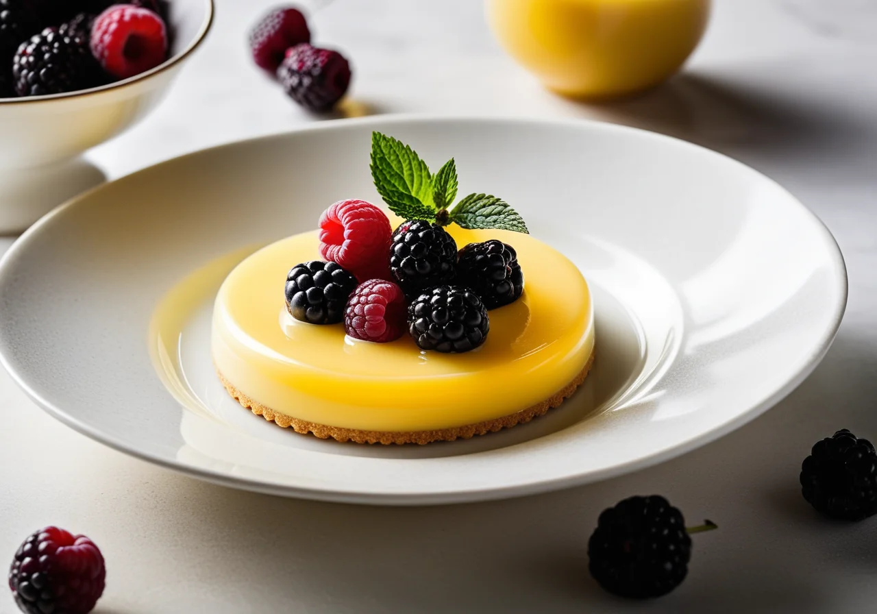 Citrus Gelée with Cheese Cream