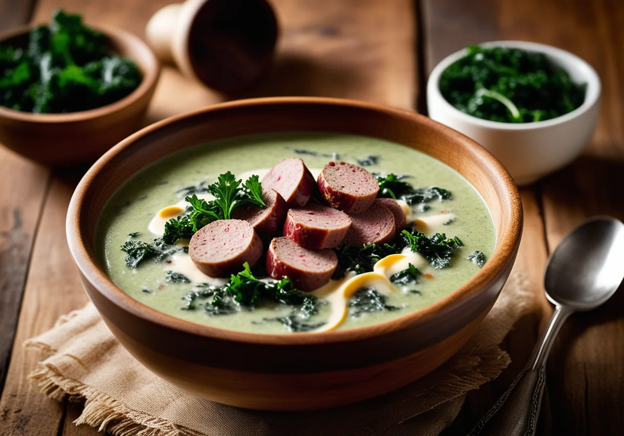 Kale Soup with Sausage