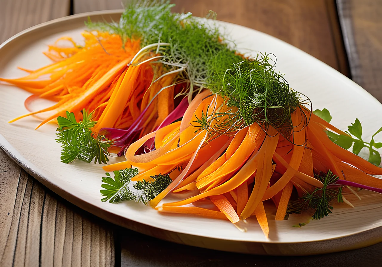 Carrot Salad with Sprouts