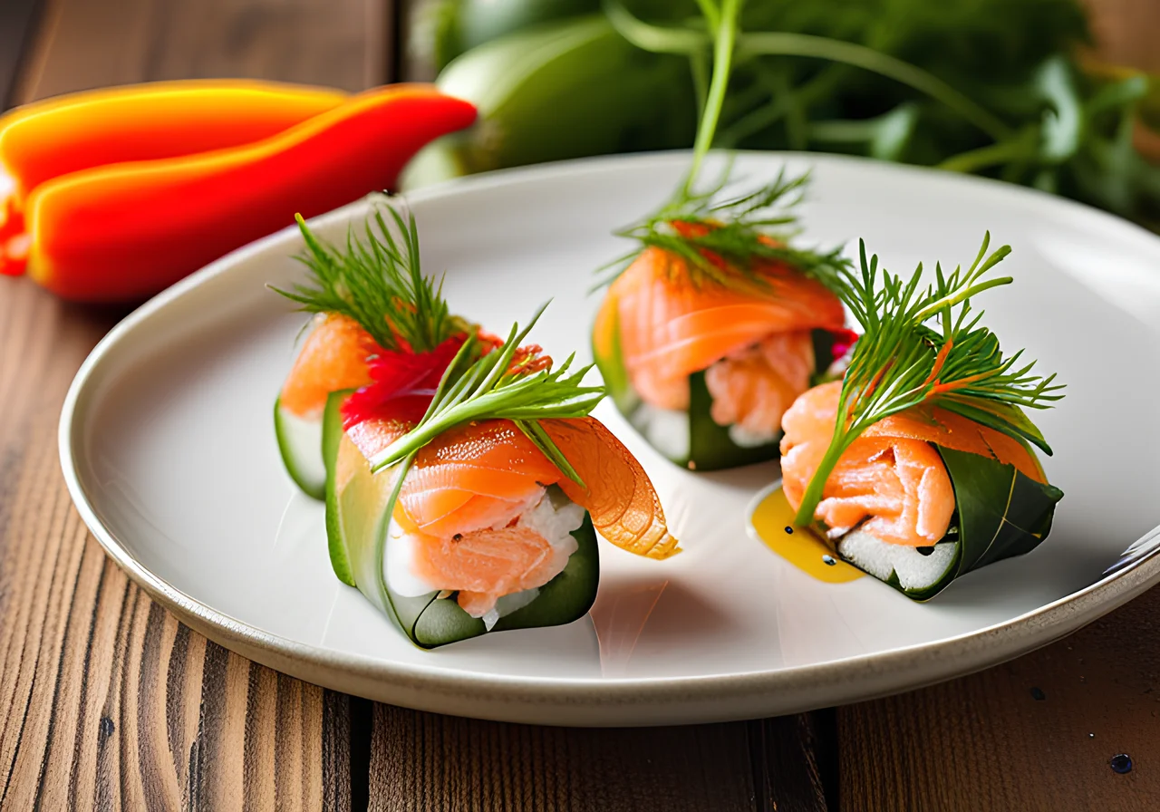 Stuffed Salmon Bites