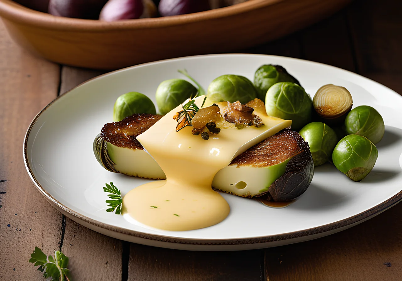 Raclette with Brussels Sprouts
