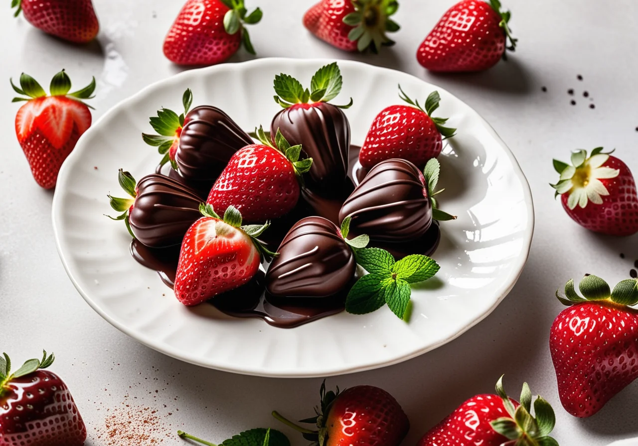 Strawberries with Chocolate