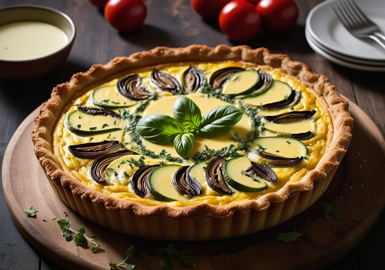 Vegetable Quiche Swiss Style (Wähe)