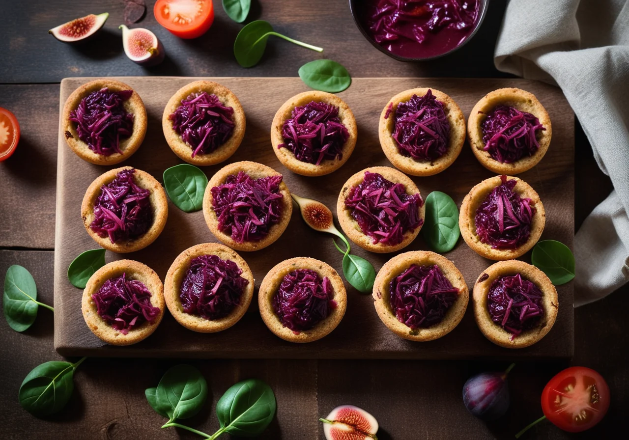 Vegan Red Cabbage Soup Bites