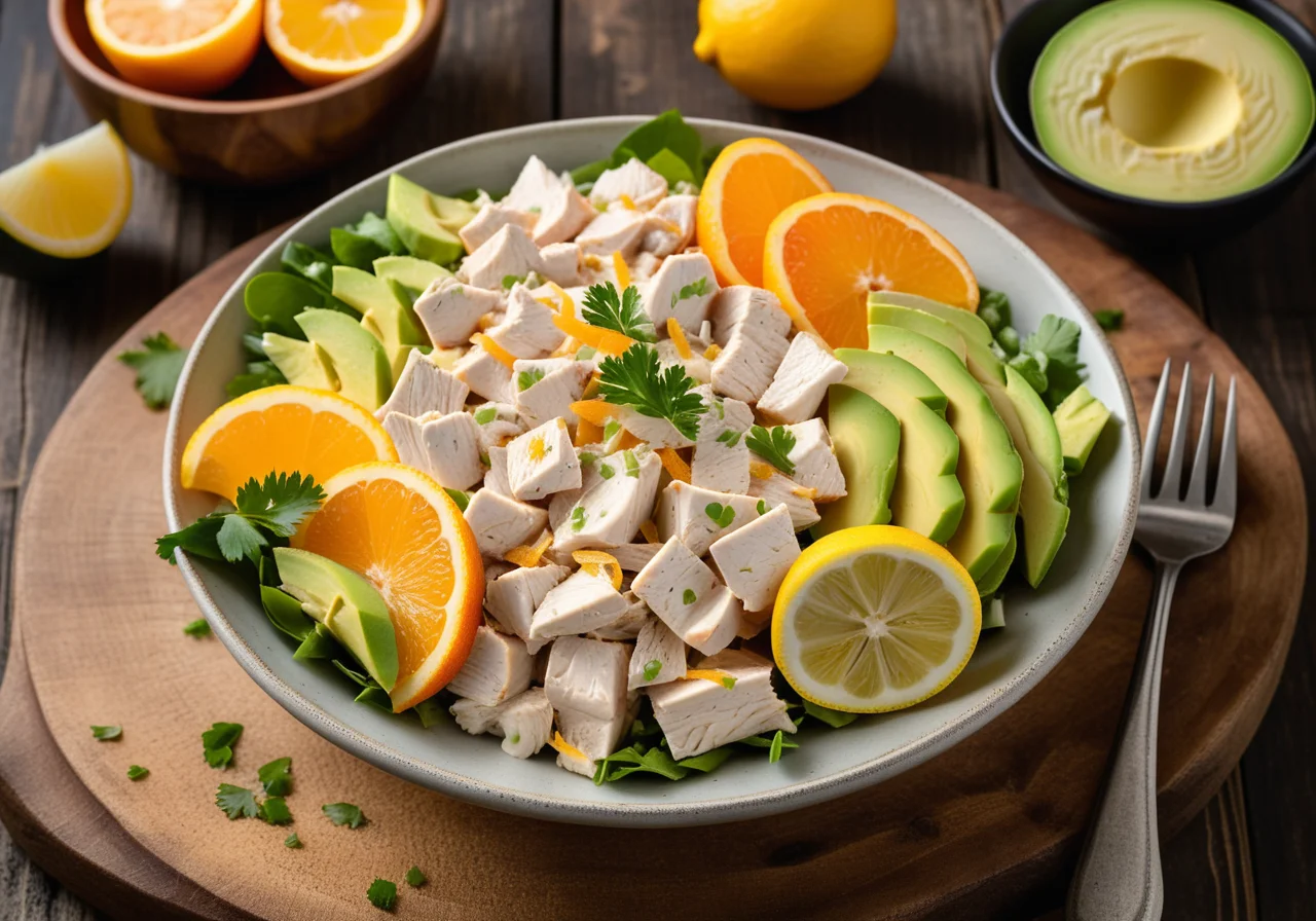 Chicken Salad with Crème Fraîche