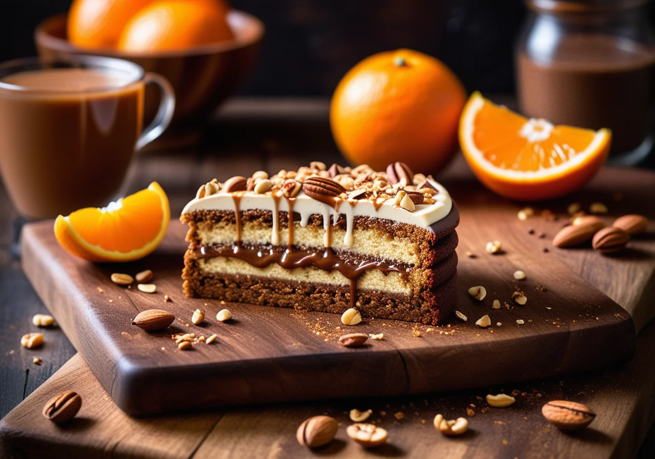 Chocolate Spice Cookie Cake