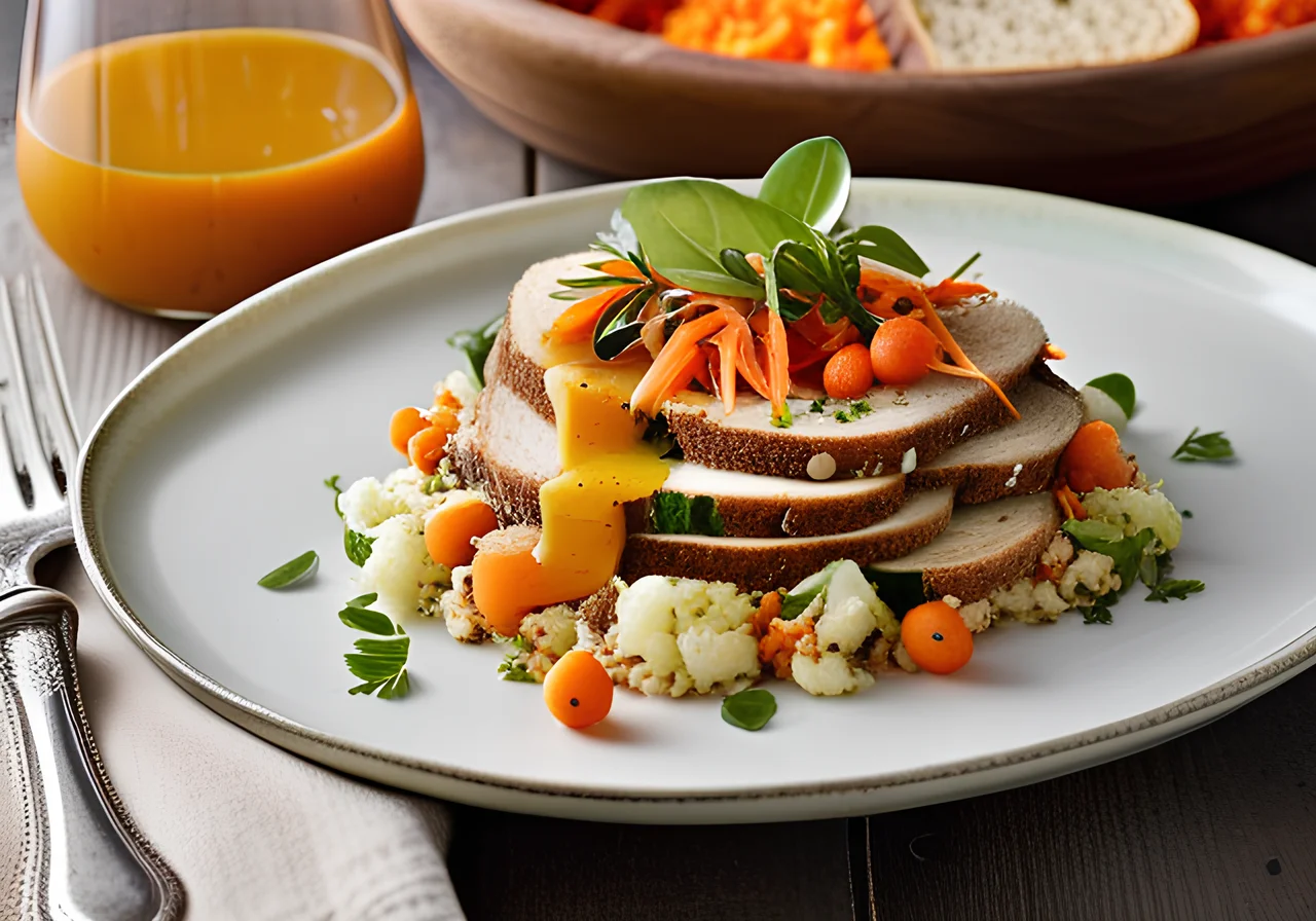 Cauliflower Layered Salad