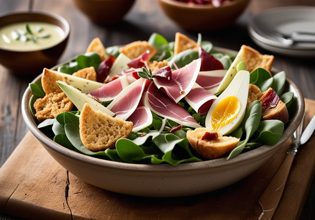 Endive Salad with Turkey Strips