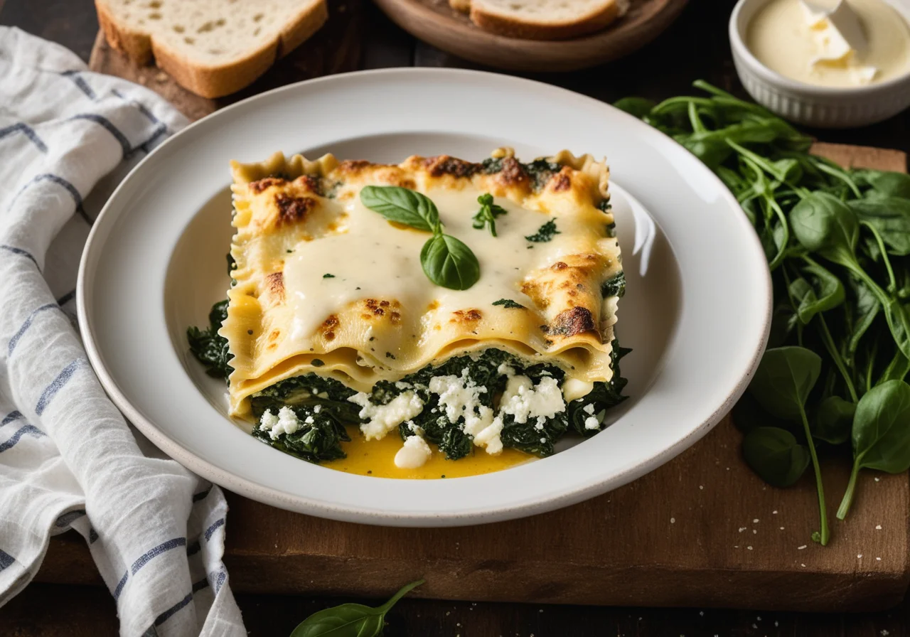 Spinach-Feta Lasagna