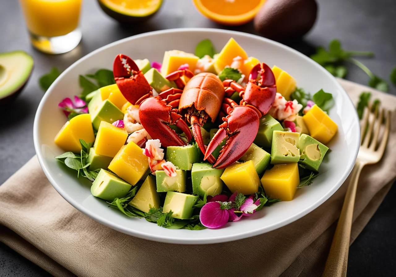 Fruitful Avocado Lobster Salad
