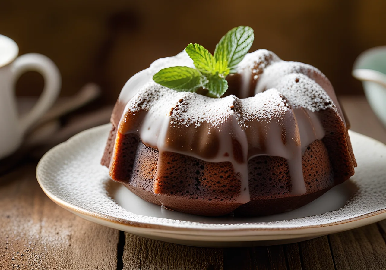 Mini Chocolate Bundt Cake