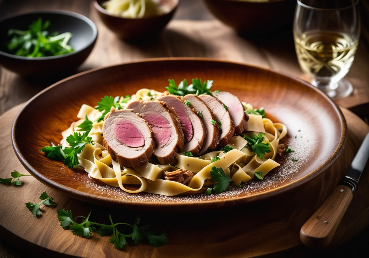 Duck Breast with Chicken