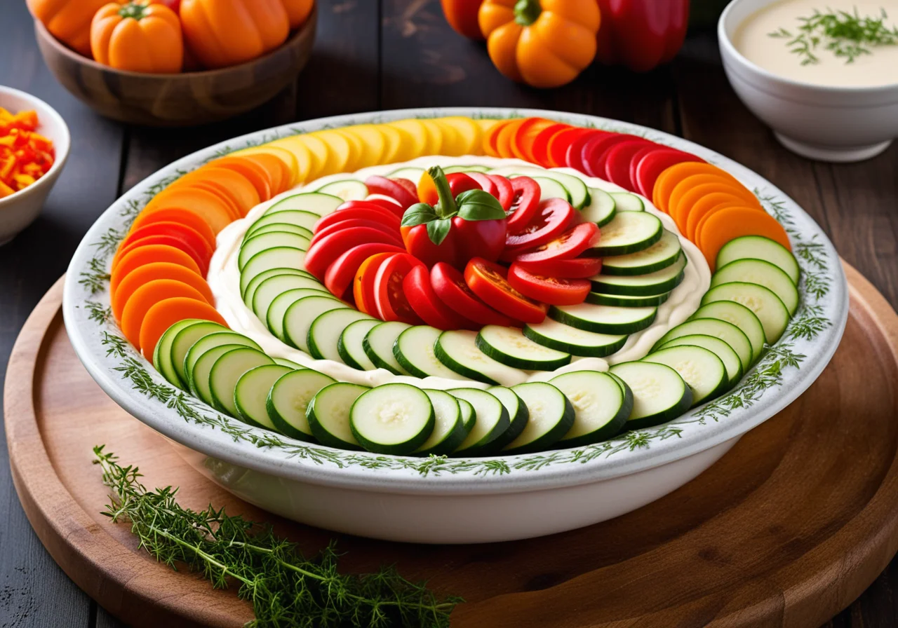 Yogurt Aspic with Vegetables