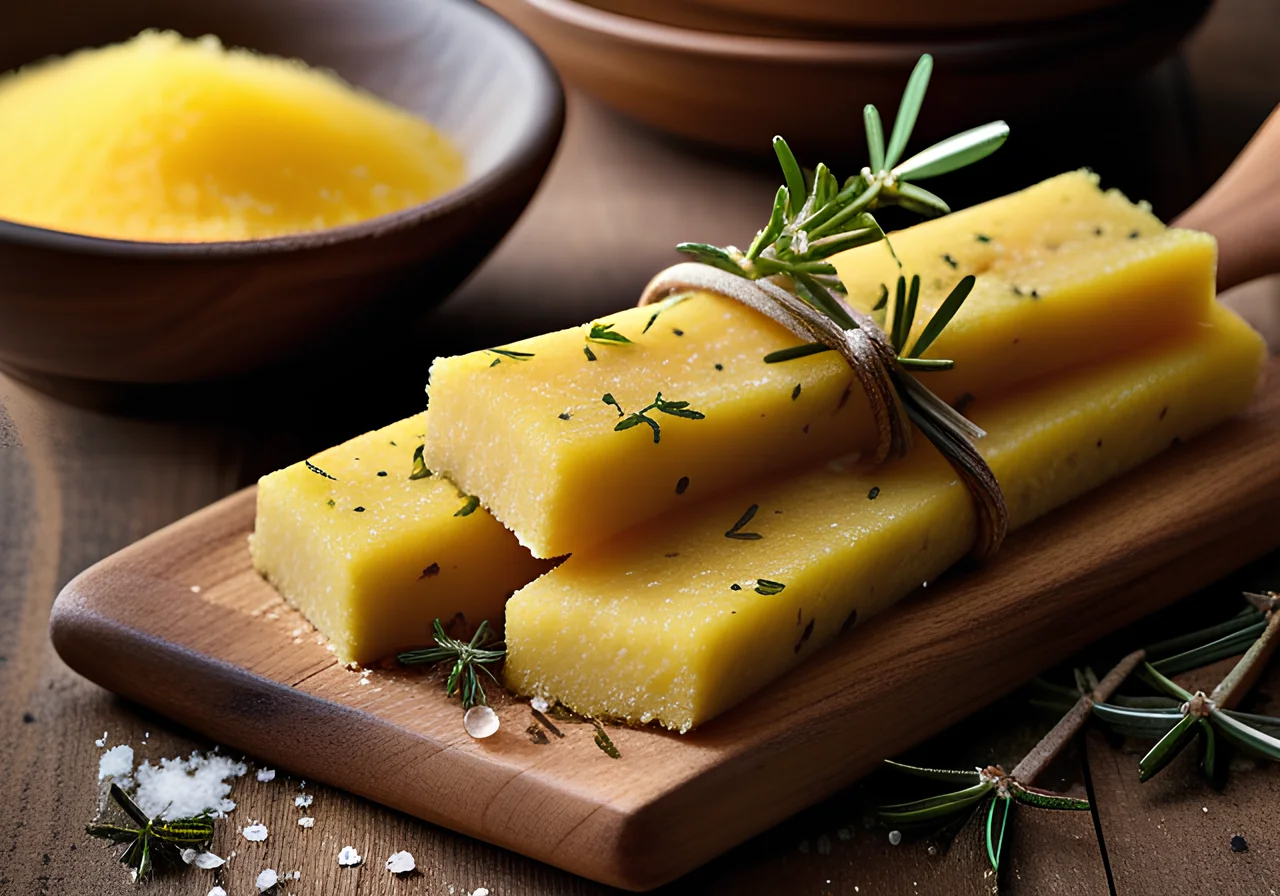 Polenta Sticks with Salt and Thyme