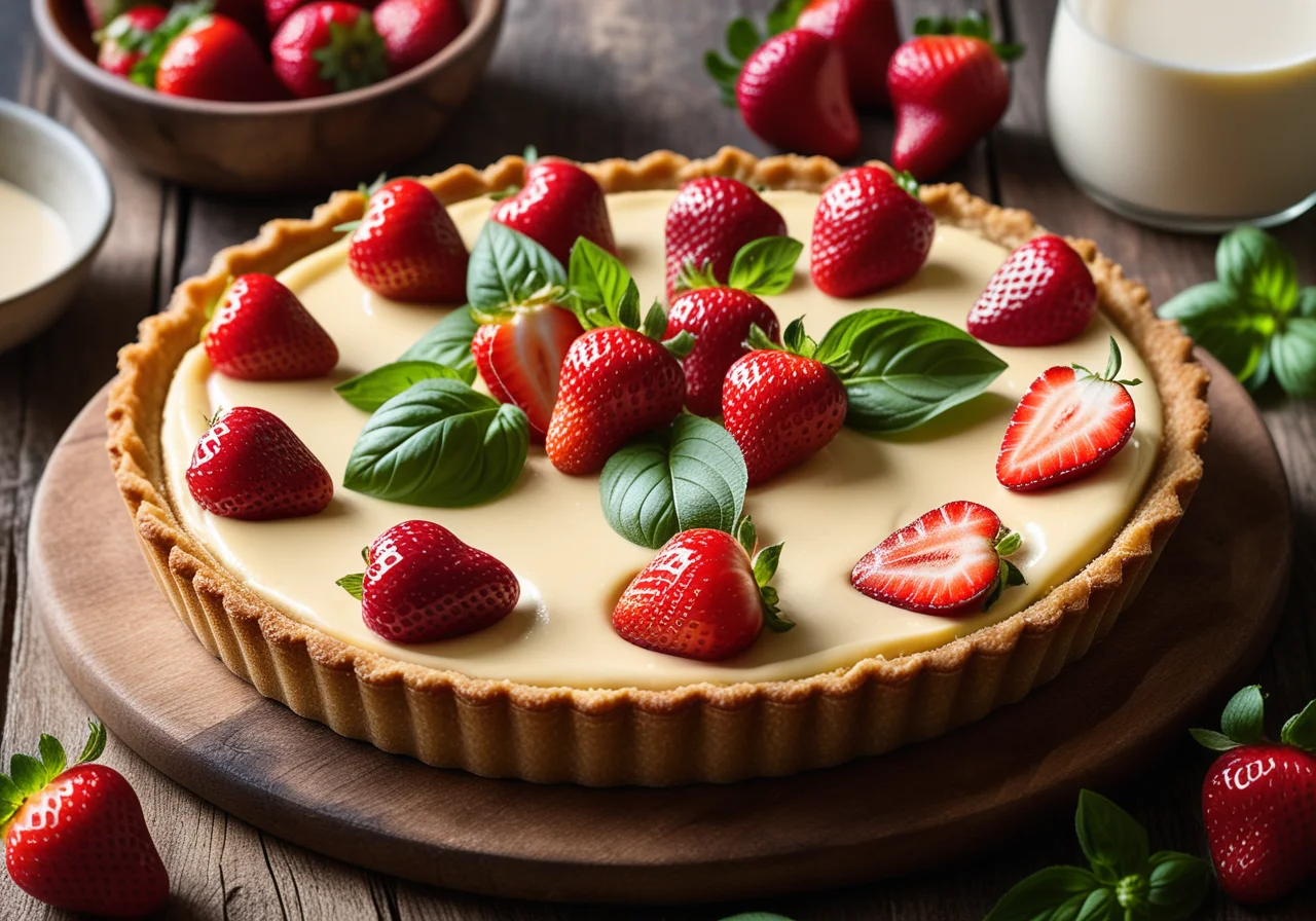 Strawberry Cream Cheese Tart