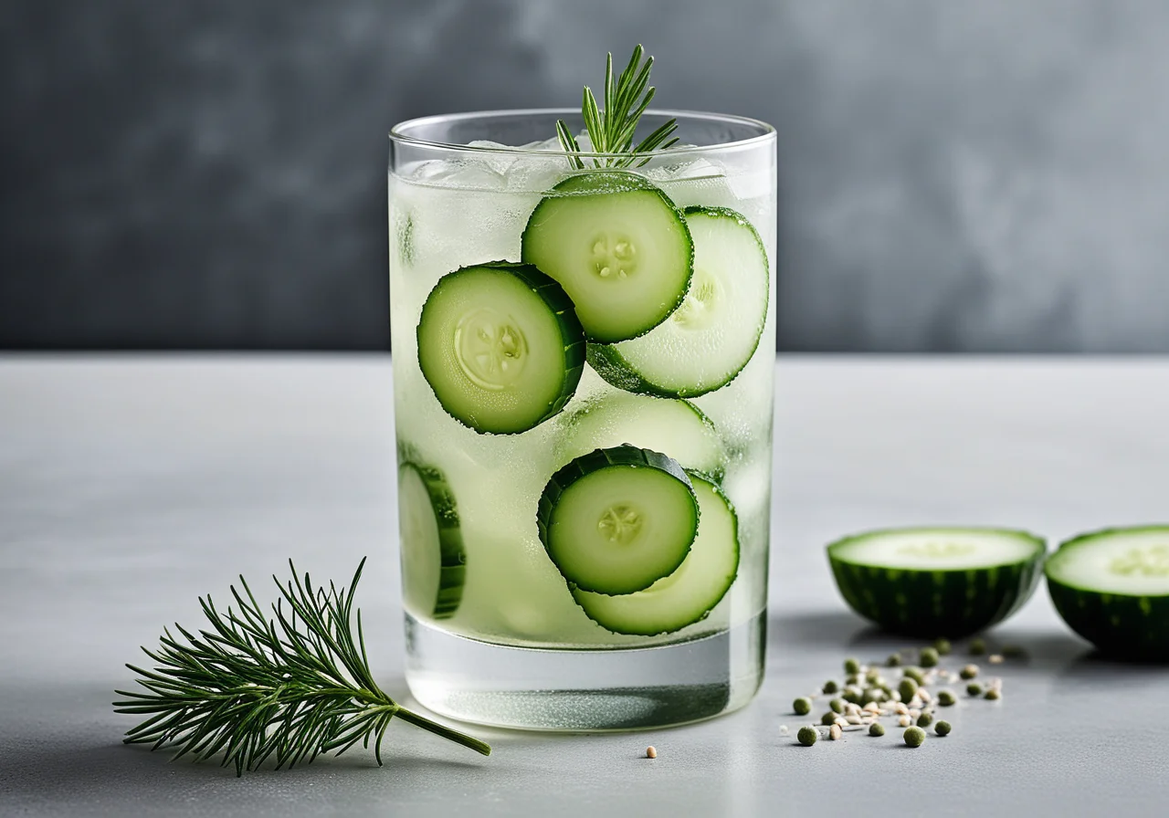 Cucumber Drink with Wasabi