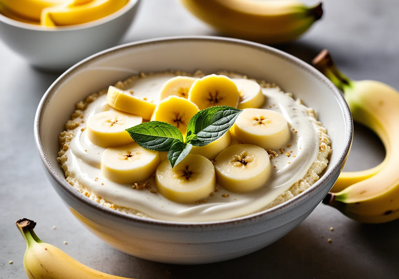 Hirsejoghurt mit Banane