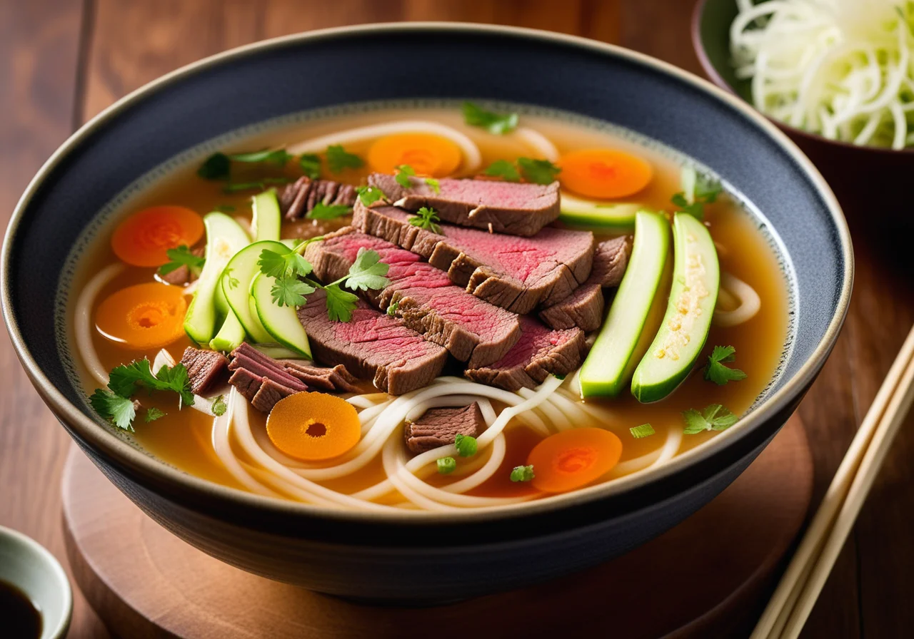 Asian Beef Soup with Vegetables