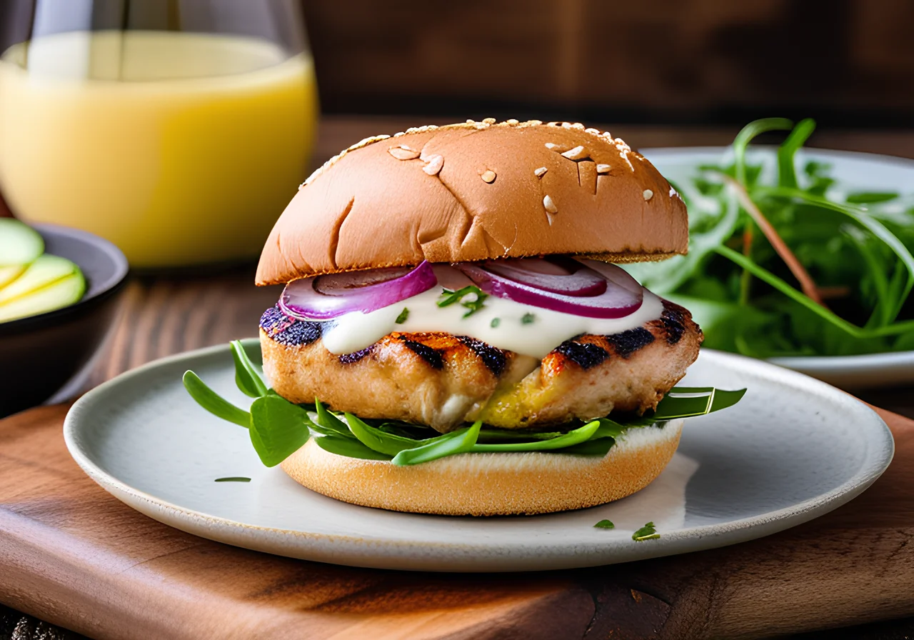 Pineapple Chicken Burger