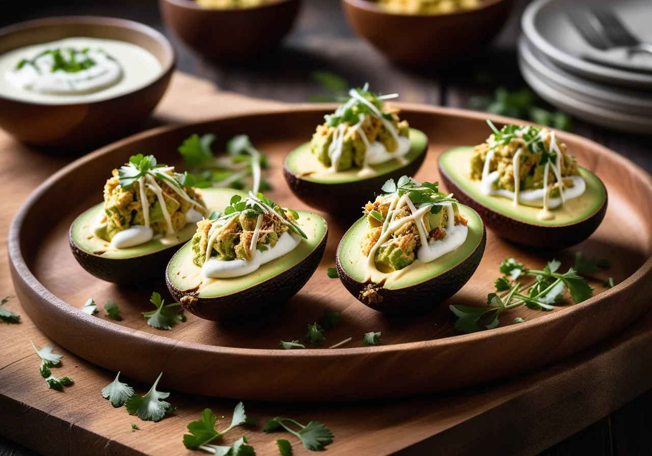 Stuffed Avocado with Chicken