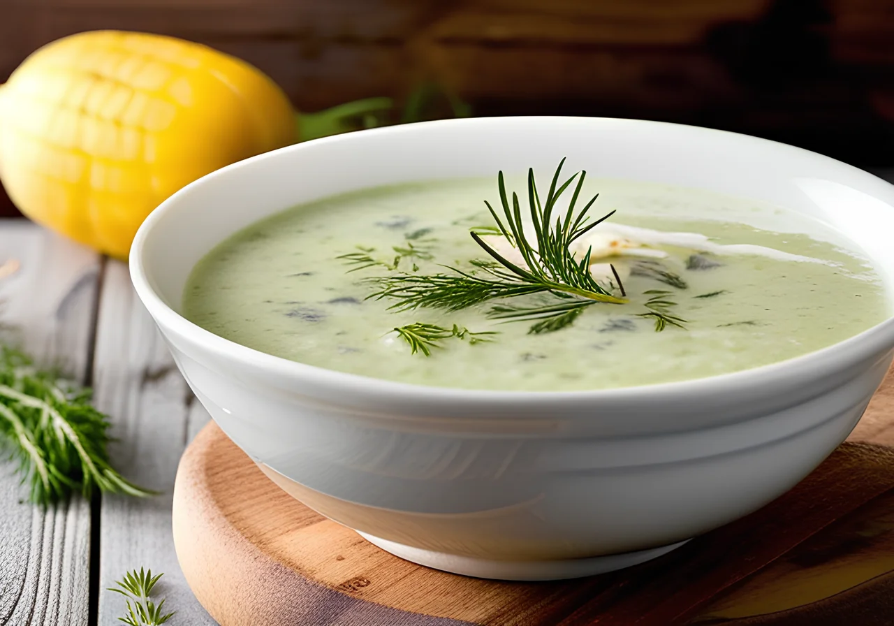 Cucumber Soup with Yogurt