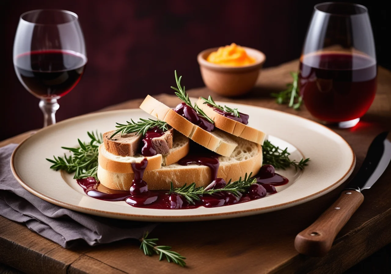 Rabbit with Red Wine Onions