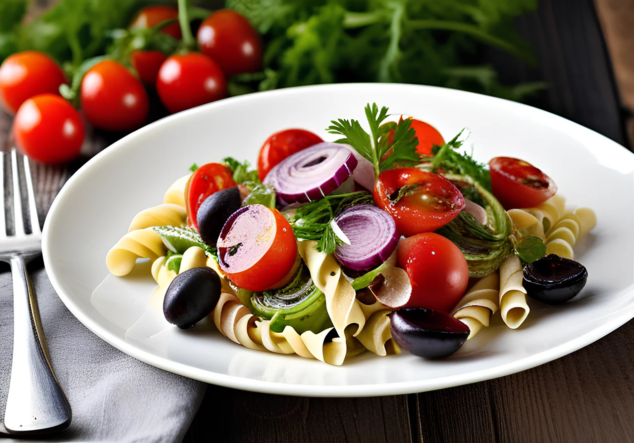 Colorful Pasta Vegetable Salad