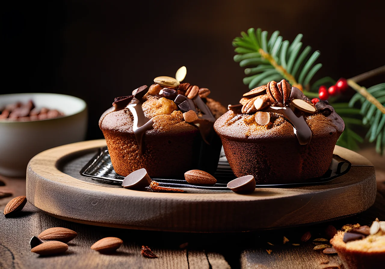 Christmas Chocolate Muffins