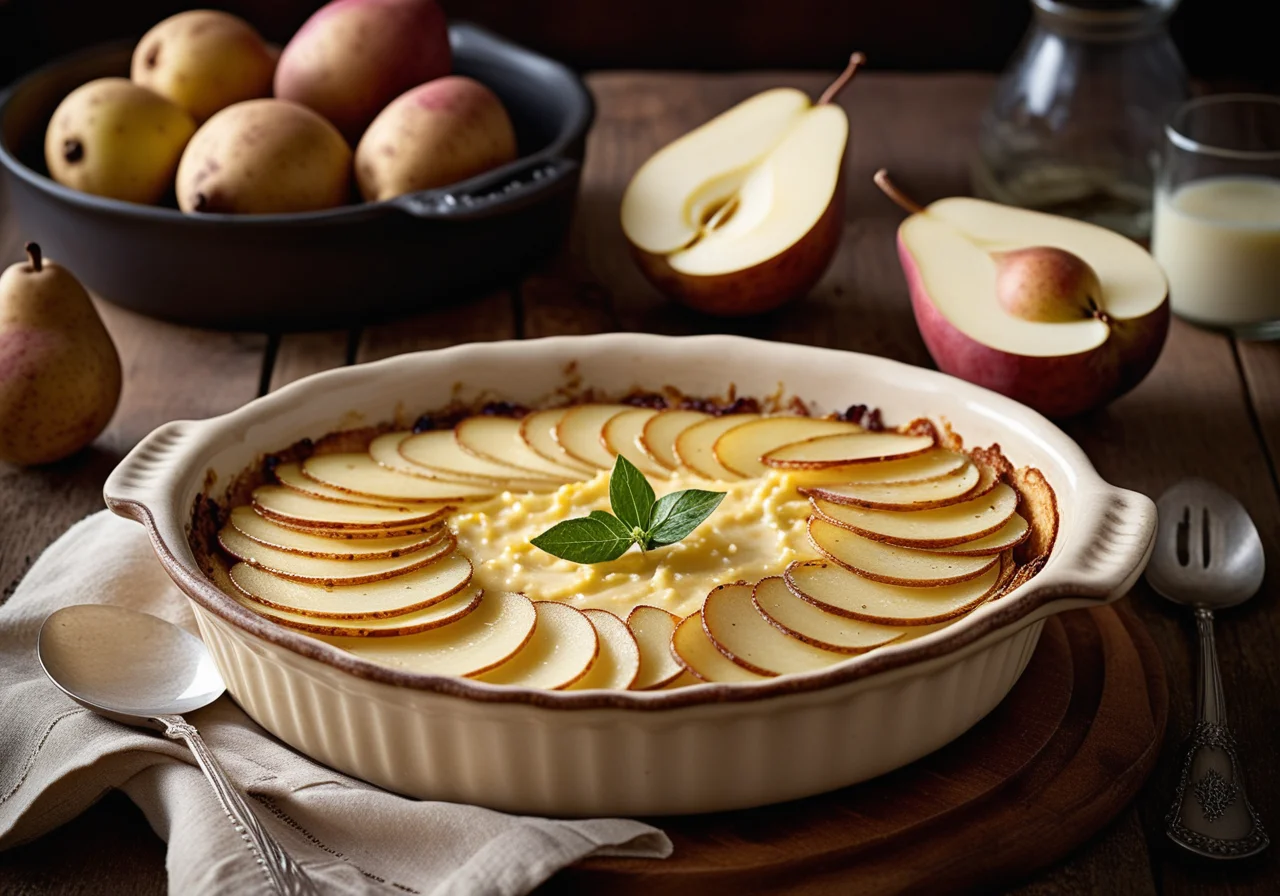 Potato Pear Gratin