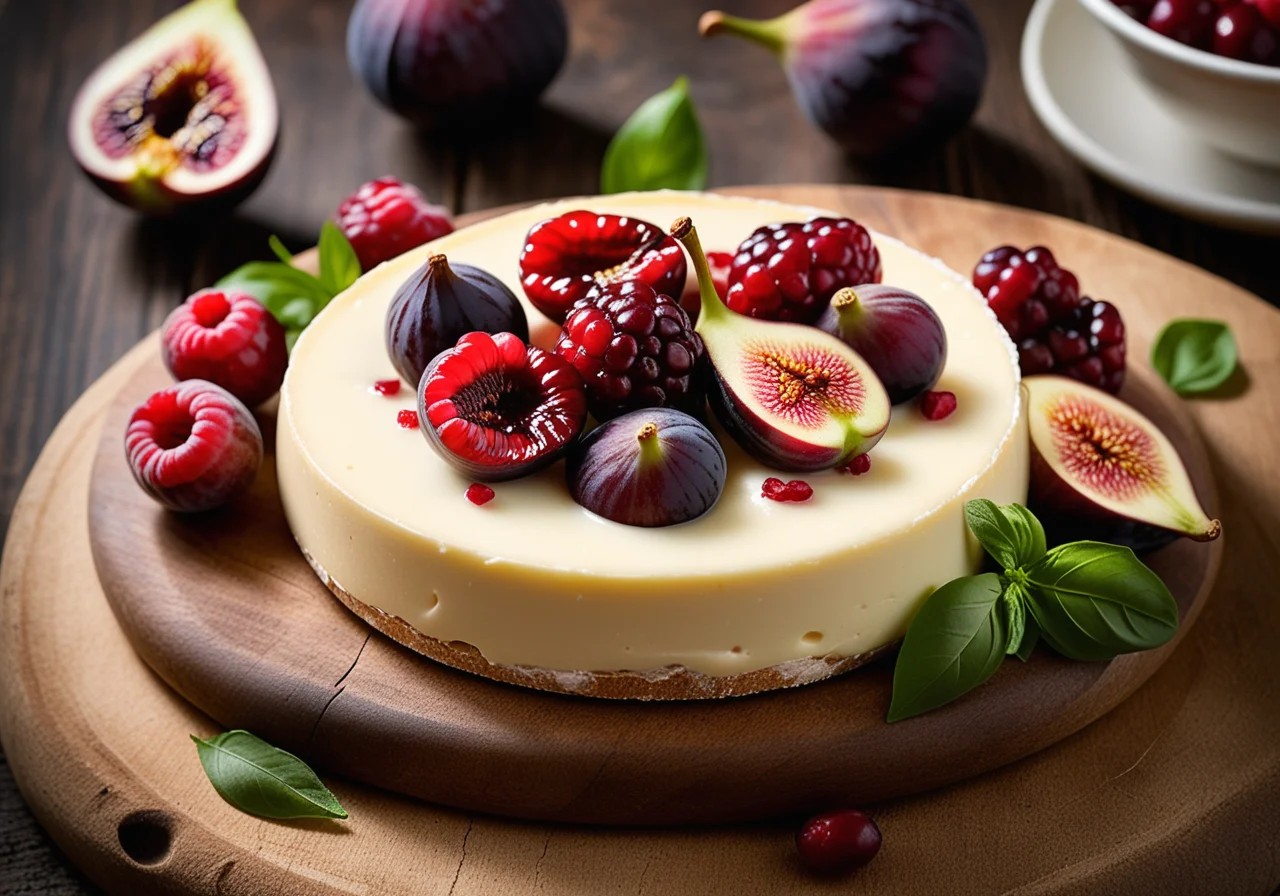Brie Cheese with Cranberries and Figs
