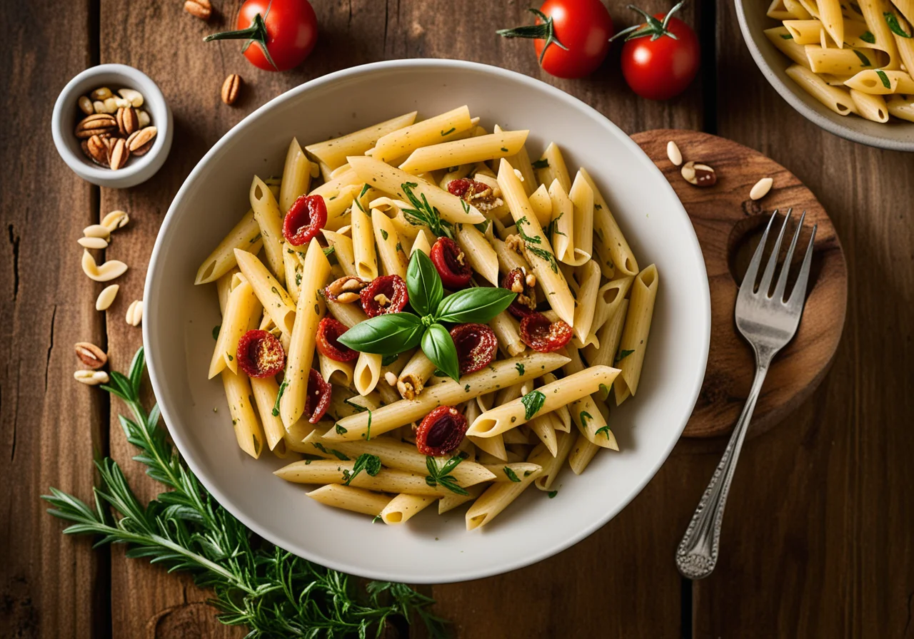 Pasta with Herb Sauce