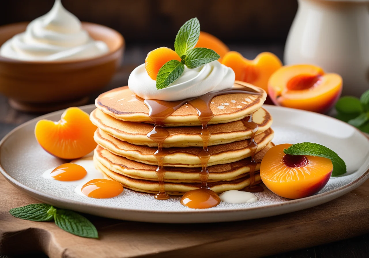 Filled Pancakes with Quark Cream